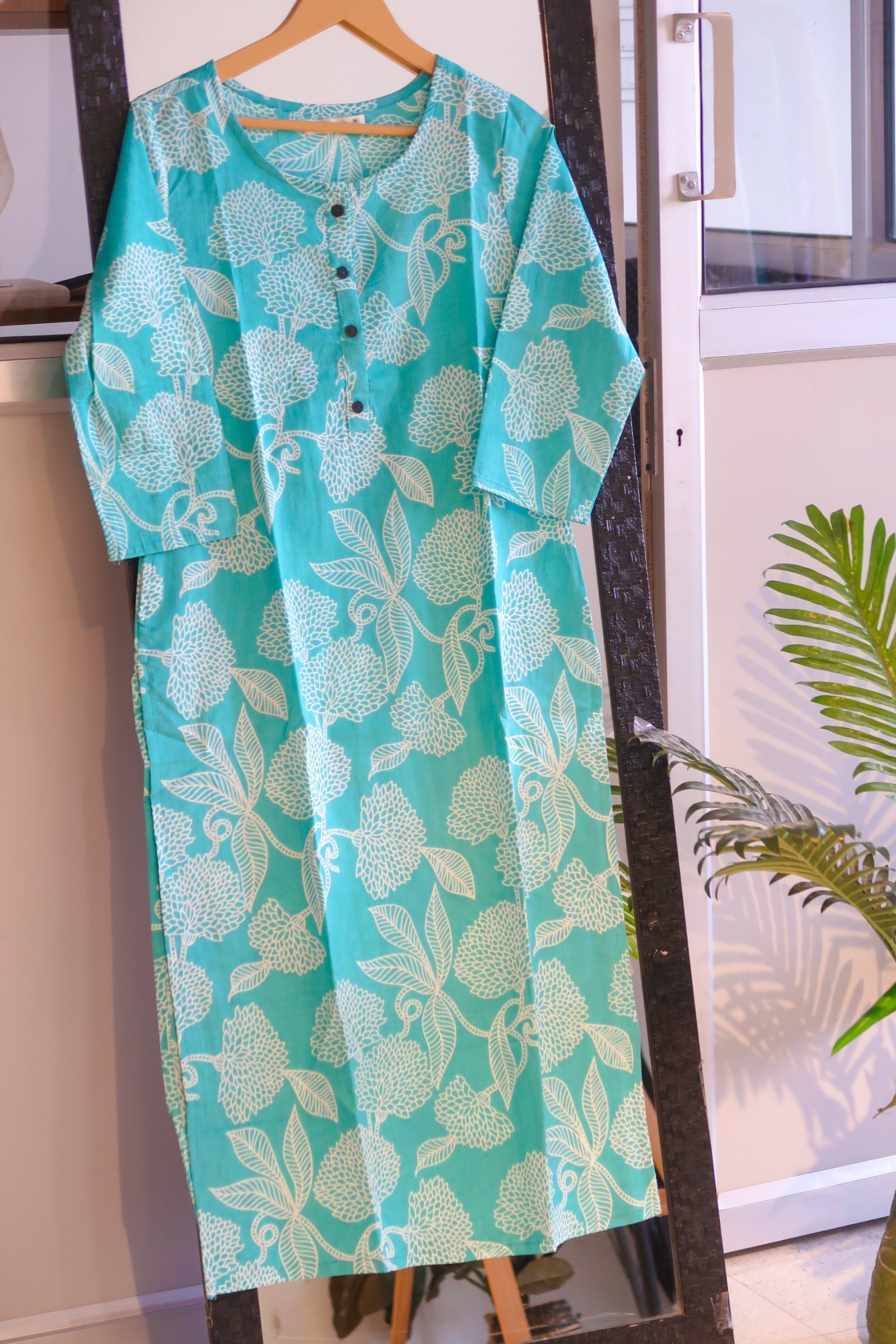 Abundance Blue Kurta - Daily Essential