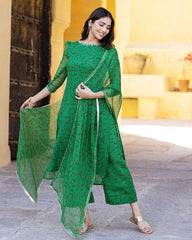 Akila Chiffon Suit Set