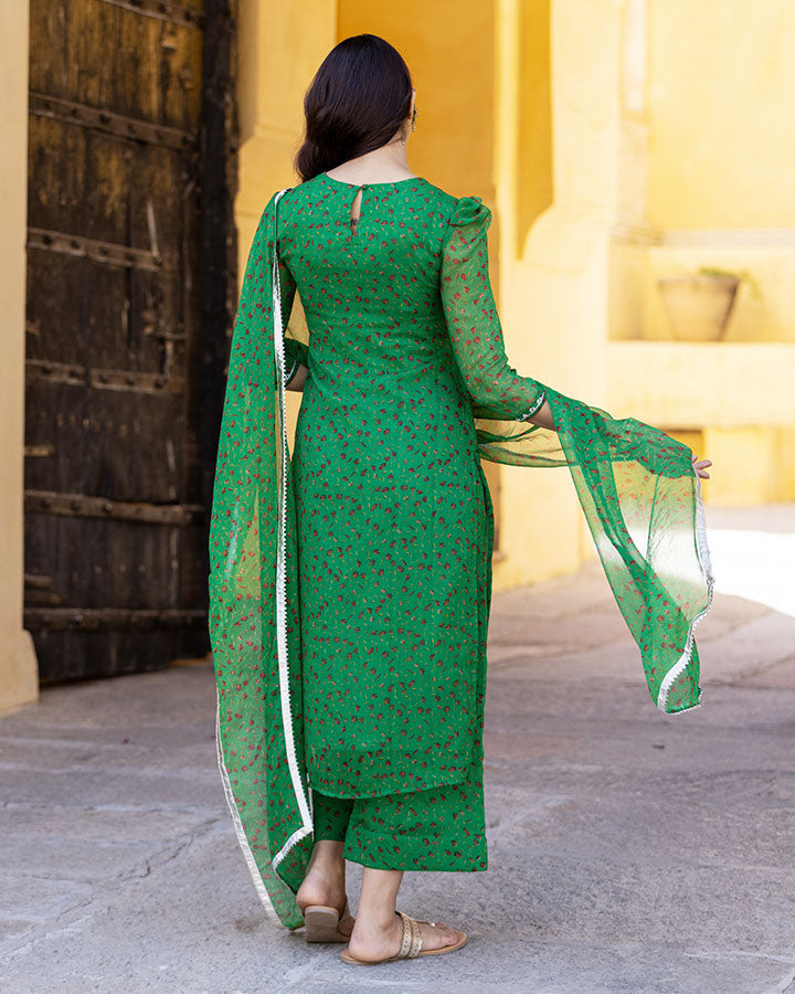 Akila Chiffon Suit Set
