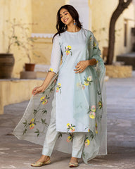 AANIKA HANDPAINTED SUIT SET