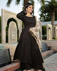 Black Backless Suit Set